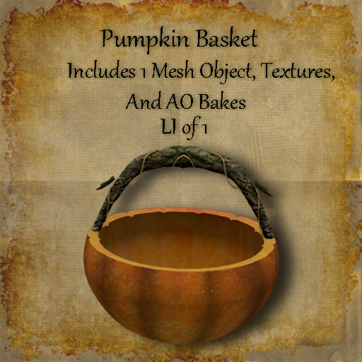 Bad Katz Pumpkin Candy Basket Full Perm Mesh