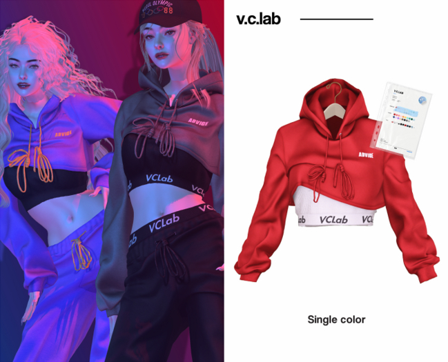 [V.C.LAB] Advice Outfit top - Red