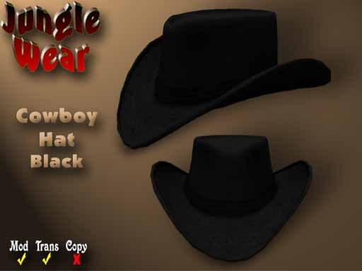 JW - Cowboy Hat (Black)