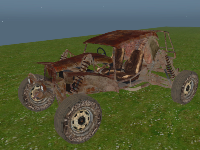 Buggy MESH  9 PRIM DECORATION