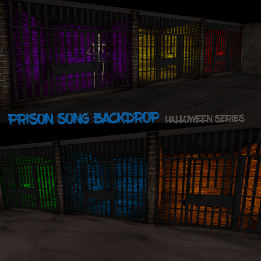 .:FLOYD:.Halloween Prison Song Backdrop