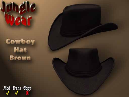 JW - Cowboy Hat (Brown)