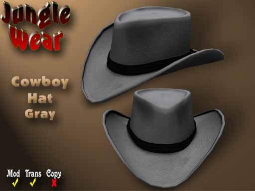 JW - Cowboy Hat (Gray)