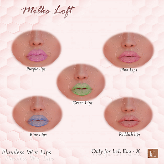 HD Lips ~ Flawless Wet Lipstick - Milks Loft