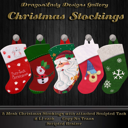 DragonLady's Christmas Stockings