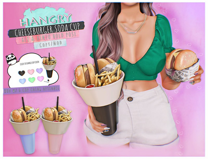 Hangry - Cheeseburger Soda Cup