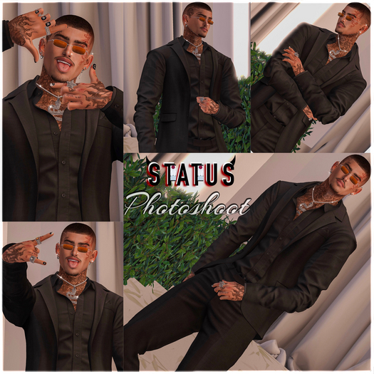 STATUS ~ Photoshoot Posepack 