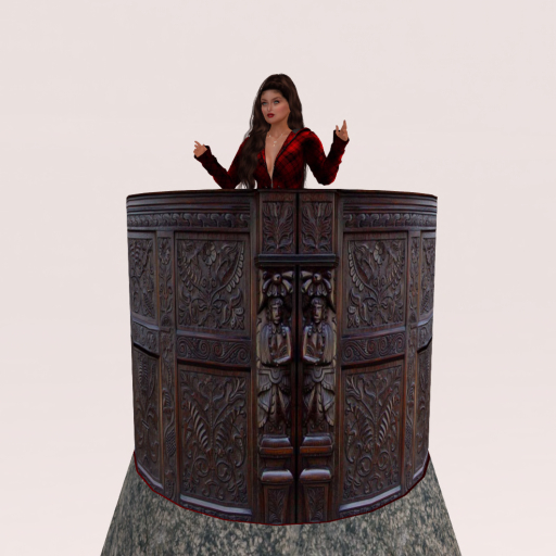 Pulpit on Granit Base with Preach Animation