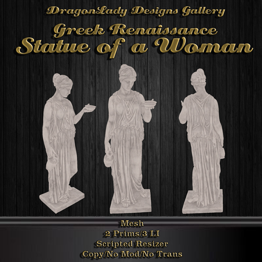 Greek Renaissance Statue of a Woman