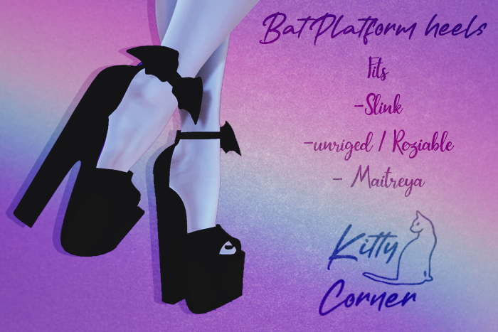 *K* DEMO bat platform heels