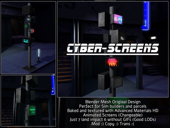 Cyber Street TV Pole (Boxed)