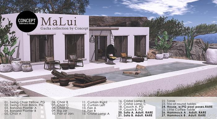 24. Concept} Malui..House. RARE