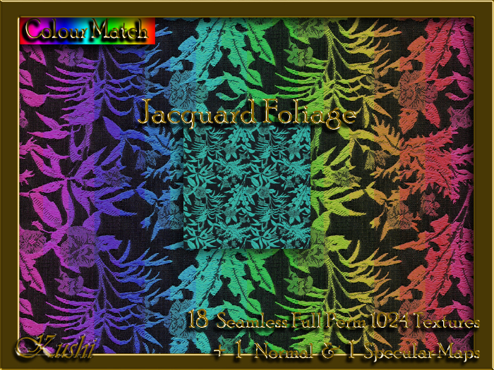 !Kushi! JacquardFoliage Textures -WearToUnpack
