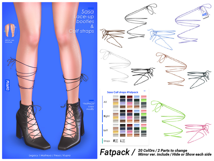MIWAS / Sasa Calf straps #FATPACK