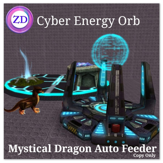 *ZD* Mystical Dragon Feeder - Cyber Energy Orb