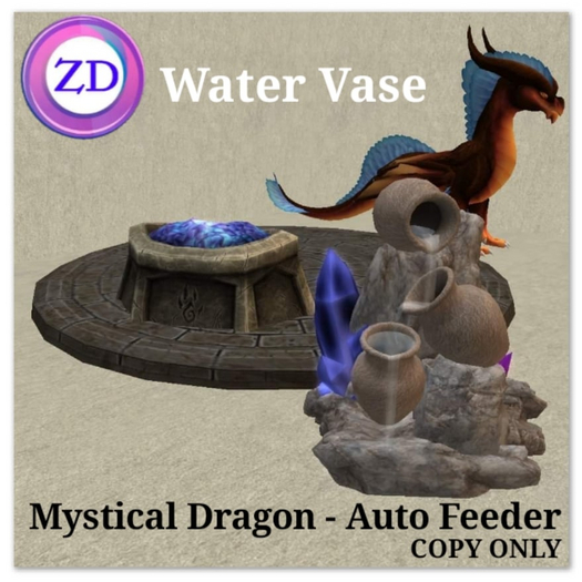 *ZD* Mystical Dragon Feeder - Water Vase