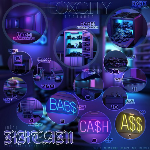 FOXCITY. KREAM Gacha - 10 - Side Cupboard (Common)