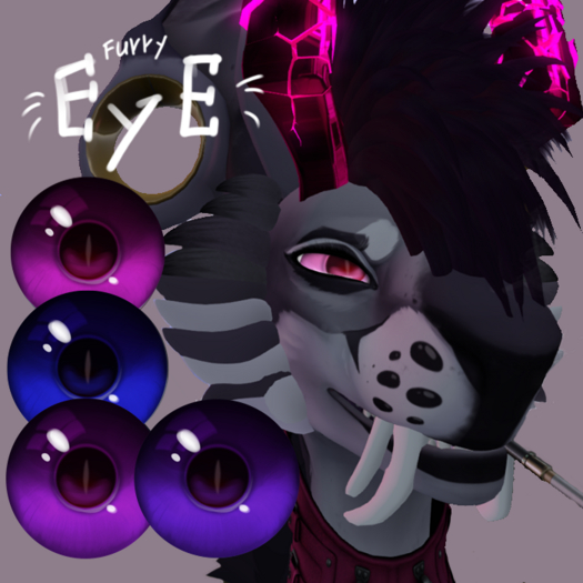 Mexican_Demon furry eye set 5 cat's pupil