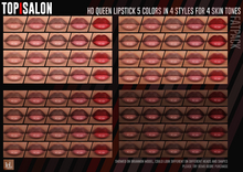TOP1SALON - HD QUEEN LIPSTICK (Lelutka Evo) FATPACK