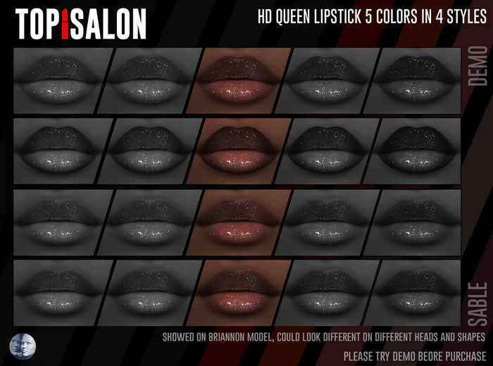 TOP1SALON - HD QUEEN LIPSTICK (Genus) DEMO