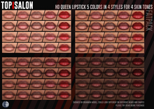 TOP1SALON - HD QUEEN LIPSTICK (Genus) FATPACK