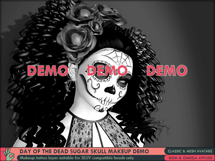 iPeench Day Of The Dead - Dia De Los Muertos - Sugar Skull Makeup (Demo) - BoM Omega