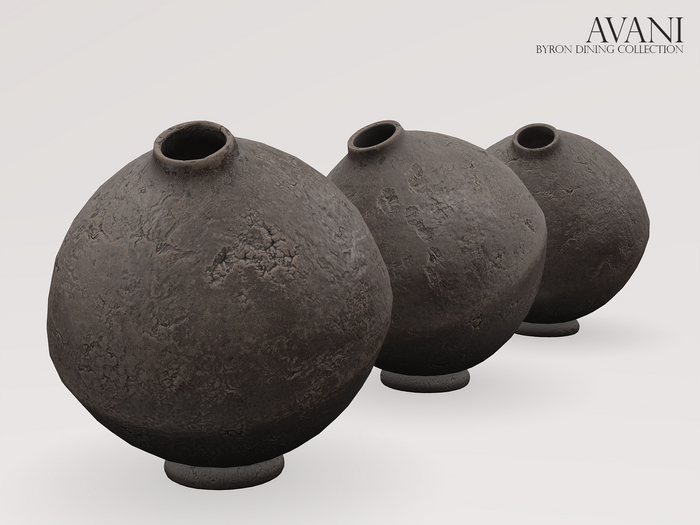 Avani Byron Collection Tilted Vessel Collection, Brown