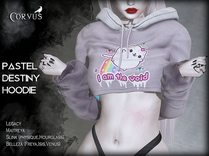 Corvus : Pastel Destiny Hoodie