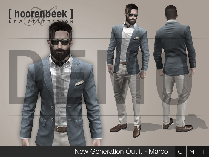 Complete Outfit - Marco / Signature, Legacy & Belleza / DEMO