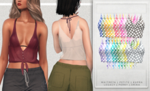 [Aleutia] Chloe Top - Gingham Pattern Pack