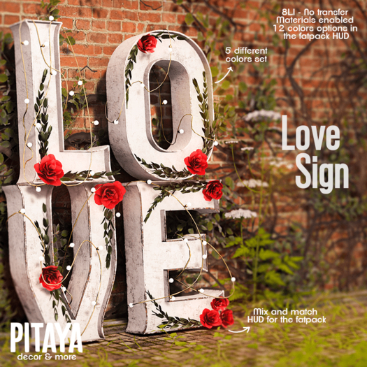 Pitaya - Love Sign (White)