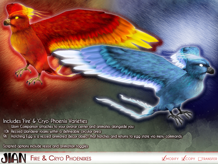 JIAN Fire & Cryo Phoenixes 