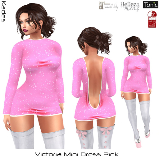 Victoria Mini Dress Pink