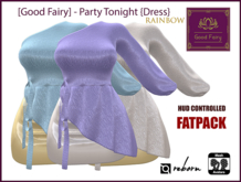 [Good Fairy] - Party Tonight {Dress} RAINBOW eBODY REBORN *FATPACK*