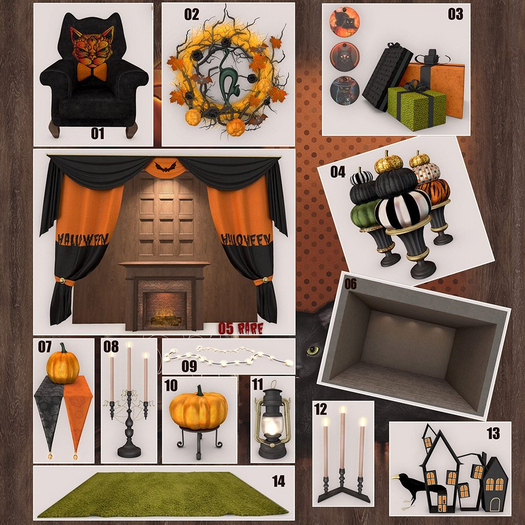 5#Torika Papi Fireplace&Curtain RARE