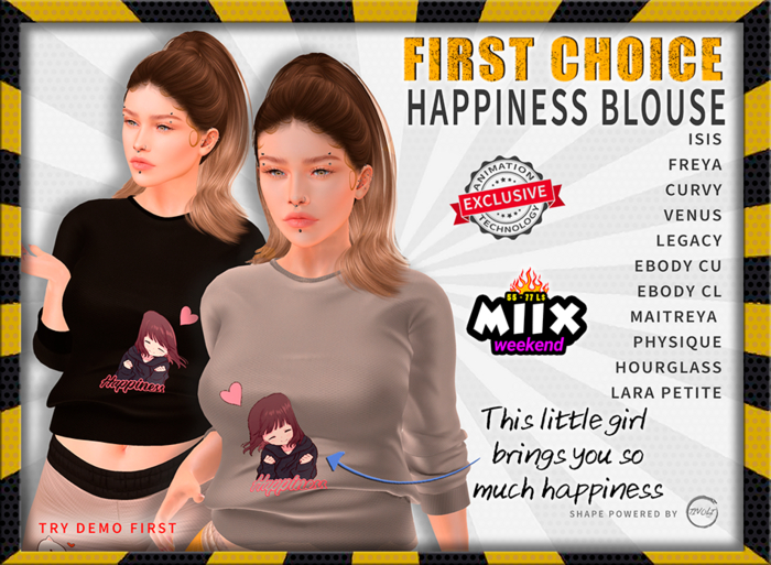 -= Happiness Blouse =-