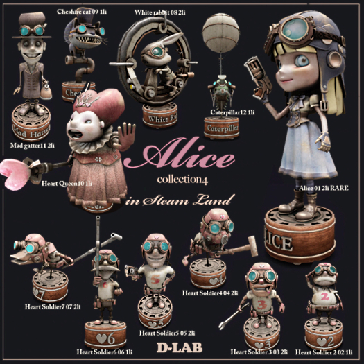 D-LAB ALICE collection4 in steamland (FULL SET)
