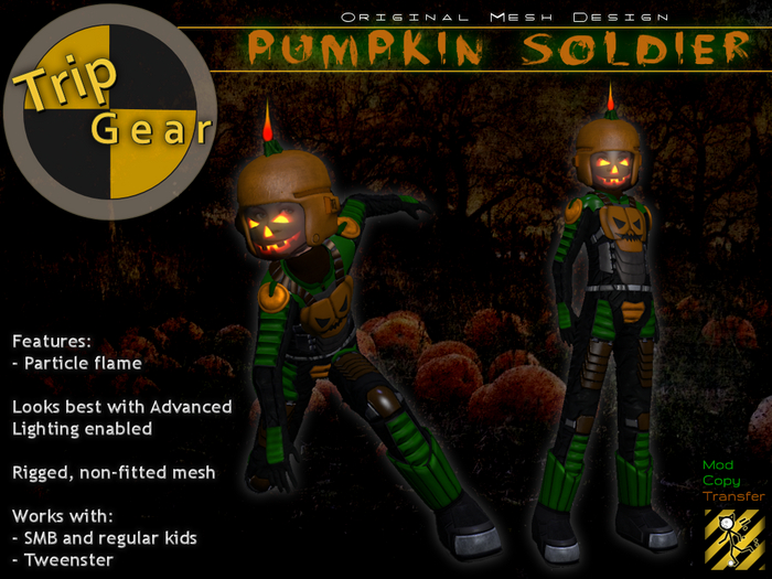 TripGear Pumpkin Soldier Armor
