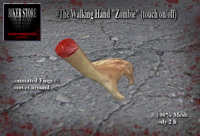 #The Walking Hand "Zombie" (touch on/off)