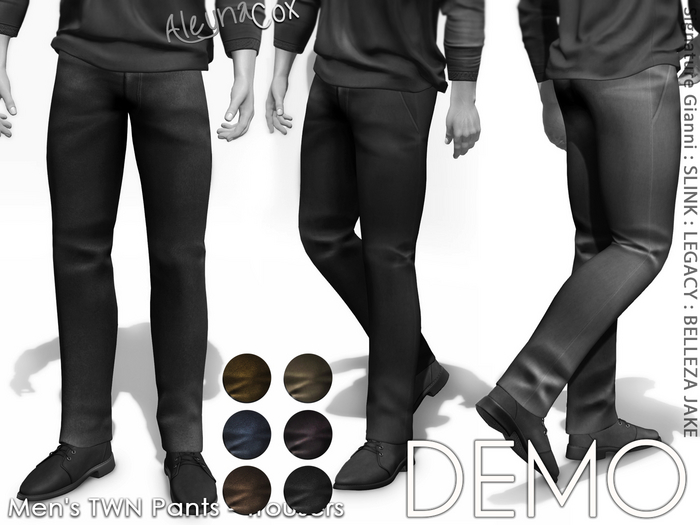 DEMO [ALEYNACOX] - MEN'S TWN PANTS
