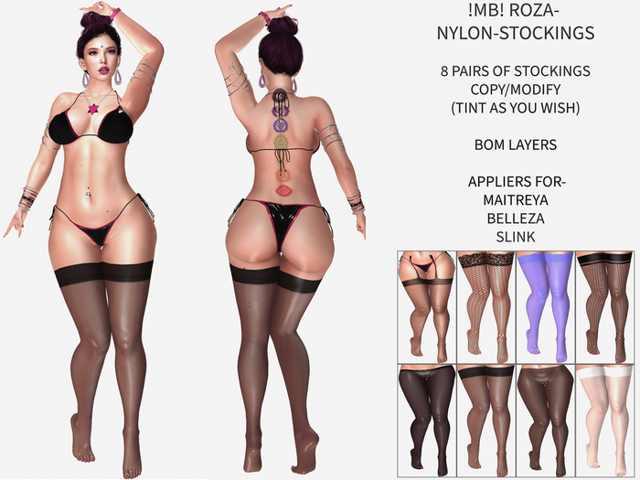 !MB! ROZA- NYLON STOCKINGS