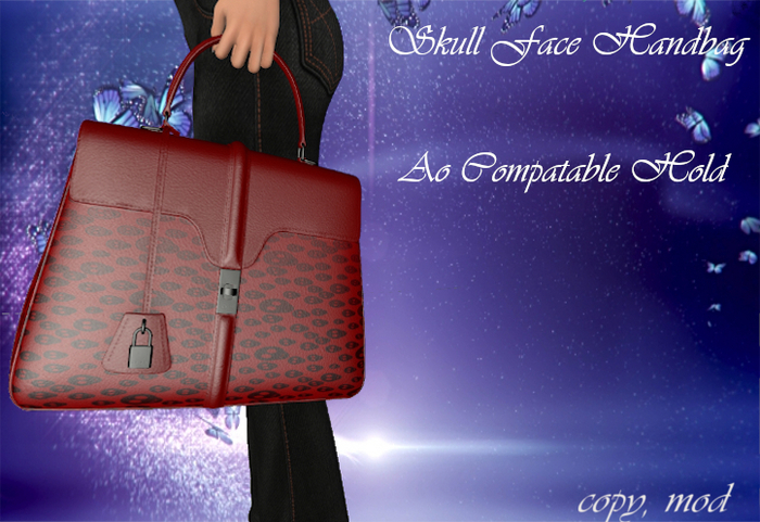 Skull Face Handbag