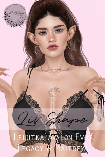 Wallflower - Liv - Lelutka Avalon EvoX Shape
