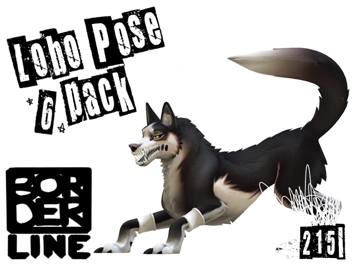 [Border]Line - Cerberus Lobo Pose Pack