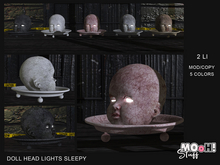 MOoH! Stuff Doll head lights sleepy (Add)