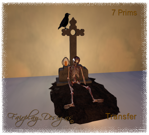 ~Sitting Skeleton Grave~Transfer Only