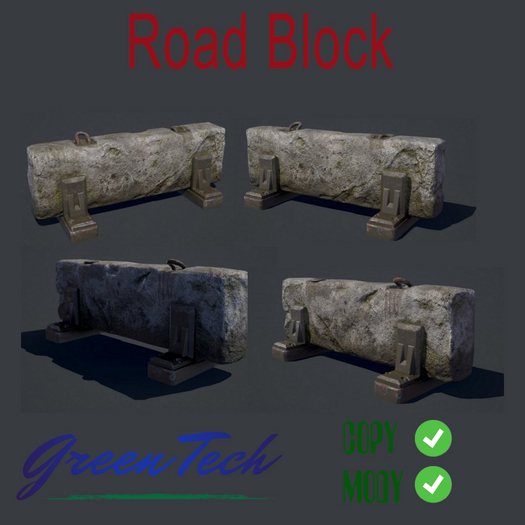 GreenTech Road Block 100% Mesh