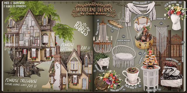dust bunny . woodland dreams . pillow ottoman