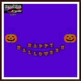 Halloween - Happy Halloween Pumpkins Banner