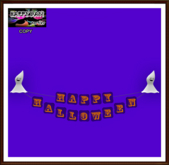 Halloween - Happy Halloween Ghosts Banner